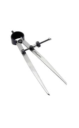 Metal spring calipers precision measuring tool with adjustment screw
