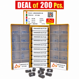 200 pieces CNC carbide milling inserts