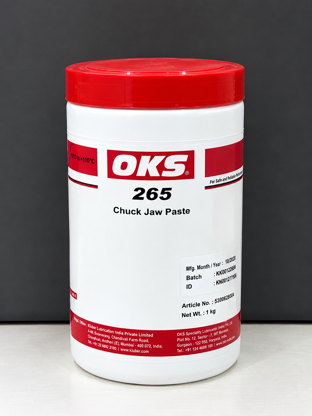 OKS 265 chuck jaw paste