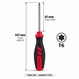HOLEX T6 Torx key screwdriver