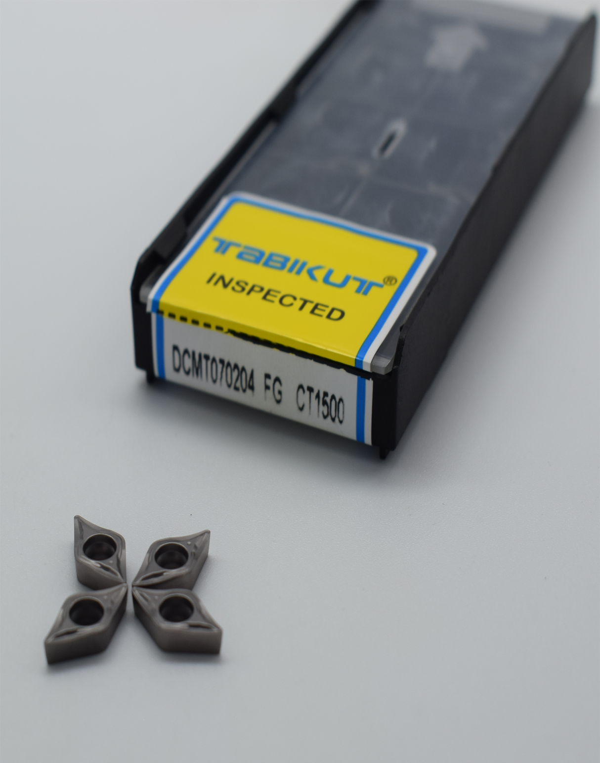 DCMT070204 FG CT1500 cermet insert pack of 10	