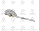 Buyohlic Stainless Steel Protractor 0-180 degrees Machine Tools
