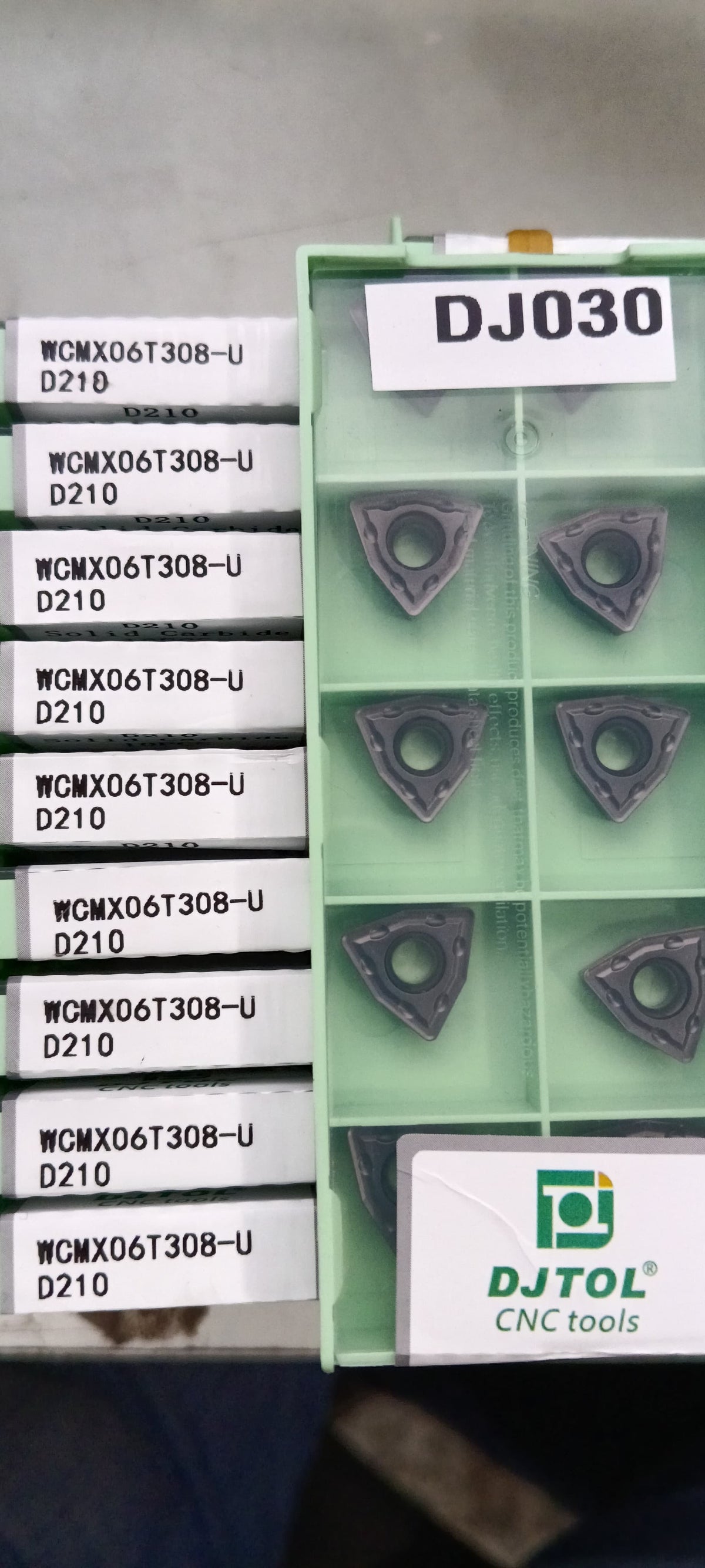 DJTOL WCMX06T308 CNC Router Inserts