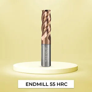 Endmill 55 HRC tool by Jaibros,55 HRC Flat Solid Carbide End Mill 