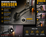 Emery Grinding Wheel Dressers & Cutters (Huntington Type)