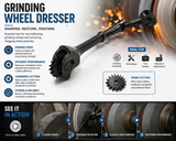 Grinding wheel dresser product infographic