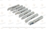 Multiple HSS form tools for lathe machining