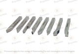 Precision form cutting tools for metal lathe