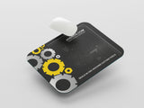 Mouse pad with gear design
