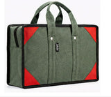 HENNY BAGS Canvas Tool Bag. Extra Heavy Duty Tool Bag for Electrician, Technician,Service Engineer,Mechanic, Plumber, Carpenter|ProMax Strong Canvas Tool Bag with 2 Inside Zipper Pockets