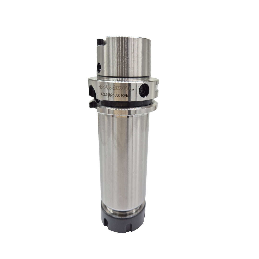 HSK63 ER32 collet chuck in 100 and 160 length