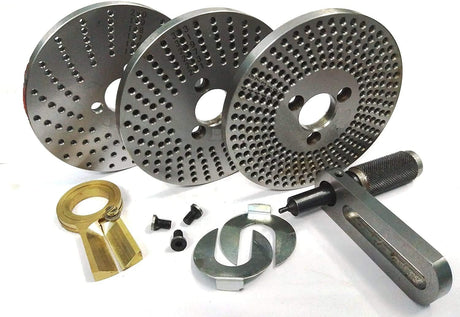 Lathe machine indexing dividing plates