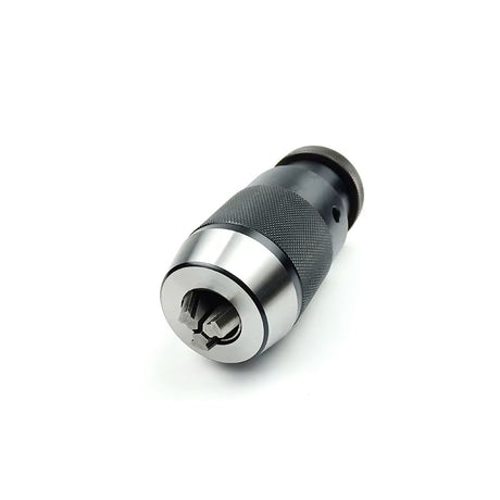 Metal keyless three jaw drill chuck