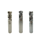 Three metallic tools