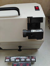 White electronic device with black components 