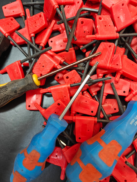 Pile of Torx keys