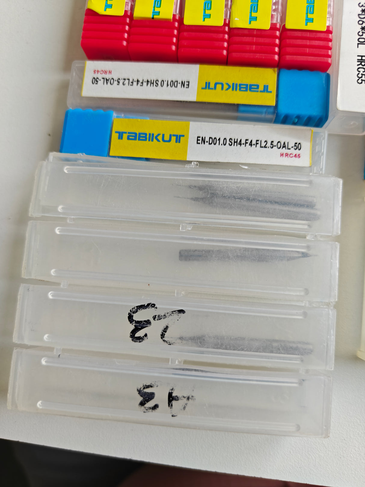 Carbide endmills and hss drills pack of 25