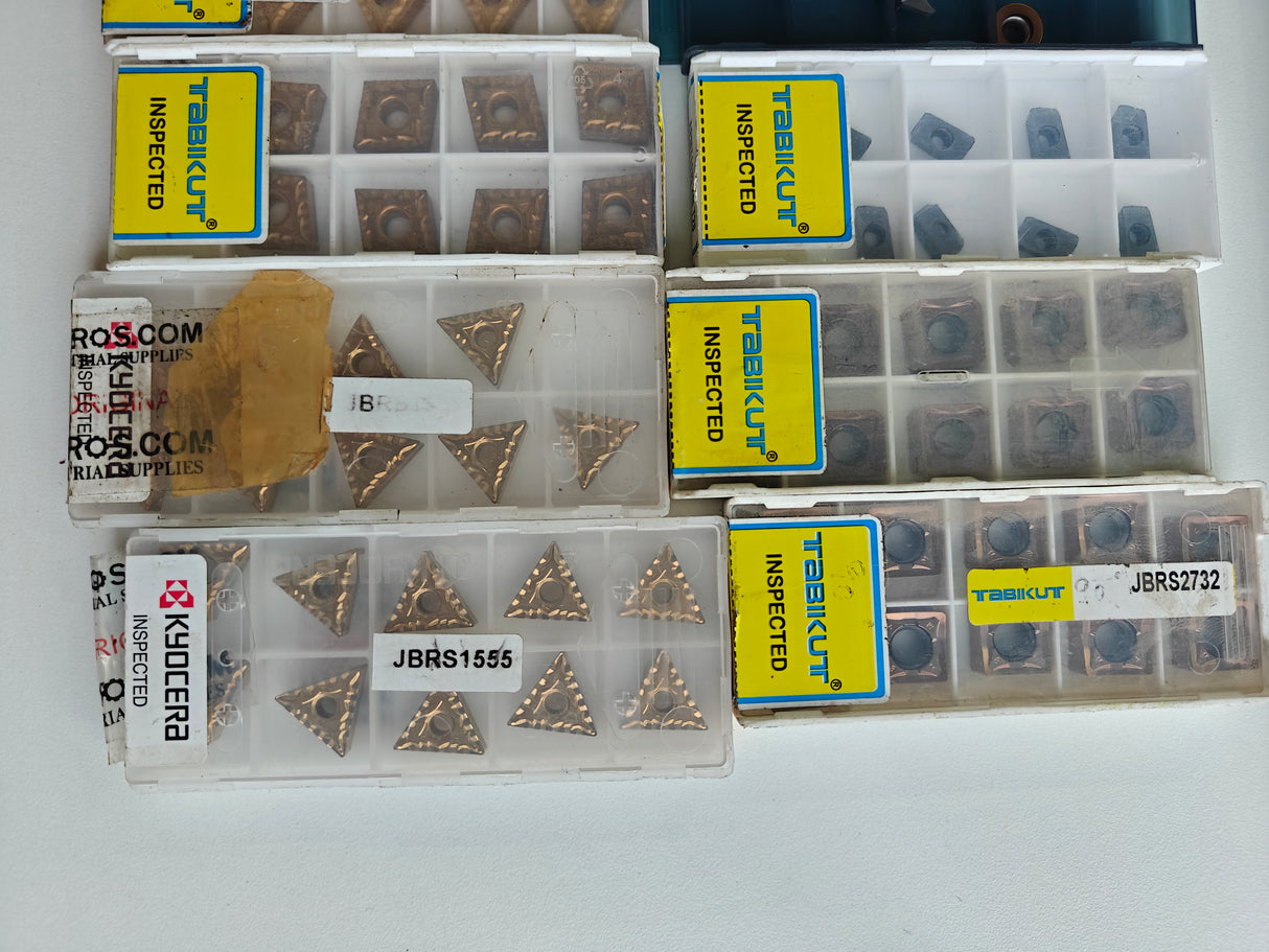 Assorted CNC inserts and tool holders combo pack