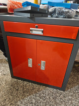 Red Industrial Tool Cabinet Storage Drawer