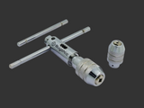 Buyohlic interchangeable T-handle tap wrench with spare collet
