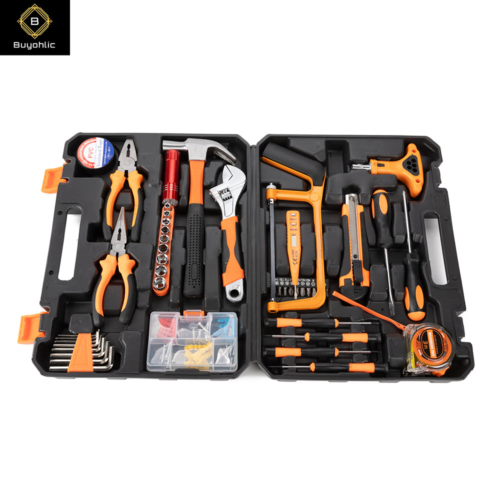 Organized Home Tool Kit Set with precision tools