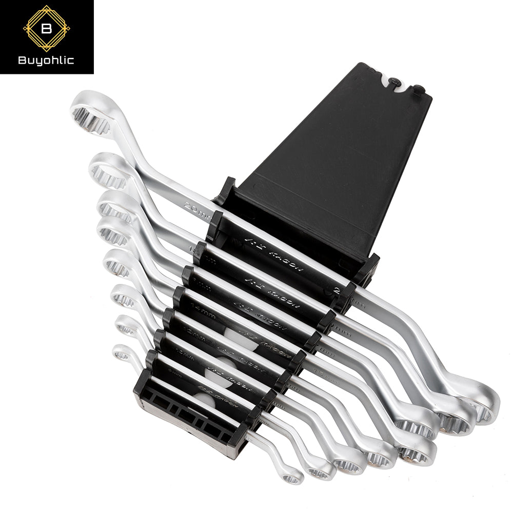 Double Offset Ring Spanner Wrench Set