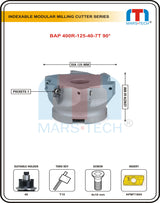Mars-Tech indexable modular milling cutter 
