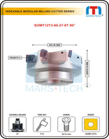 Mars-Tech indexable modular milling cutter 