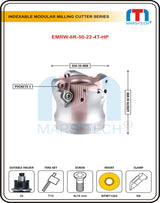  indexable modular milling