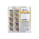Packaged metal cutting inserts