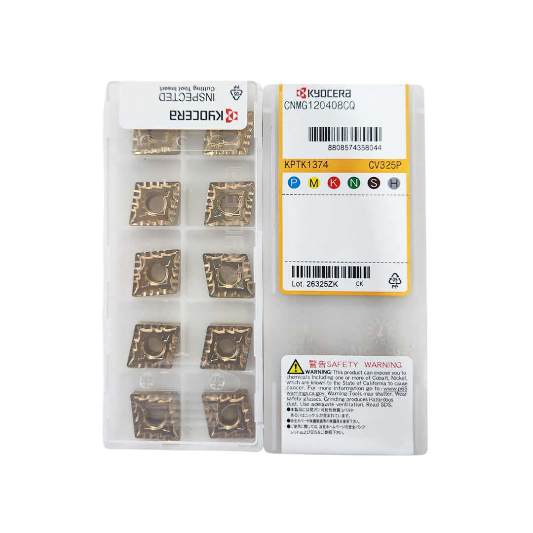 Packaged metal cutting inserts