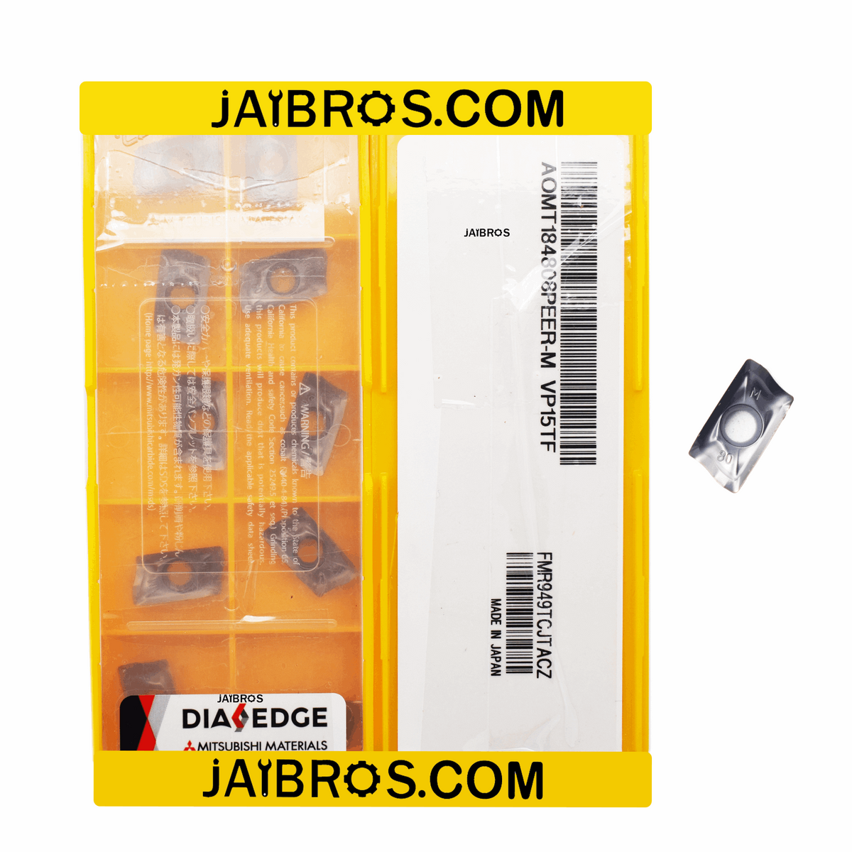 Jaibros Carbide Inserts AOMT184808PEER-M VP15TF Buy
