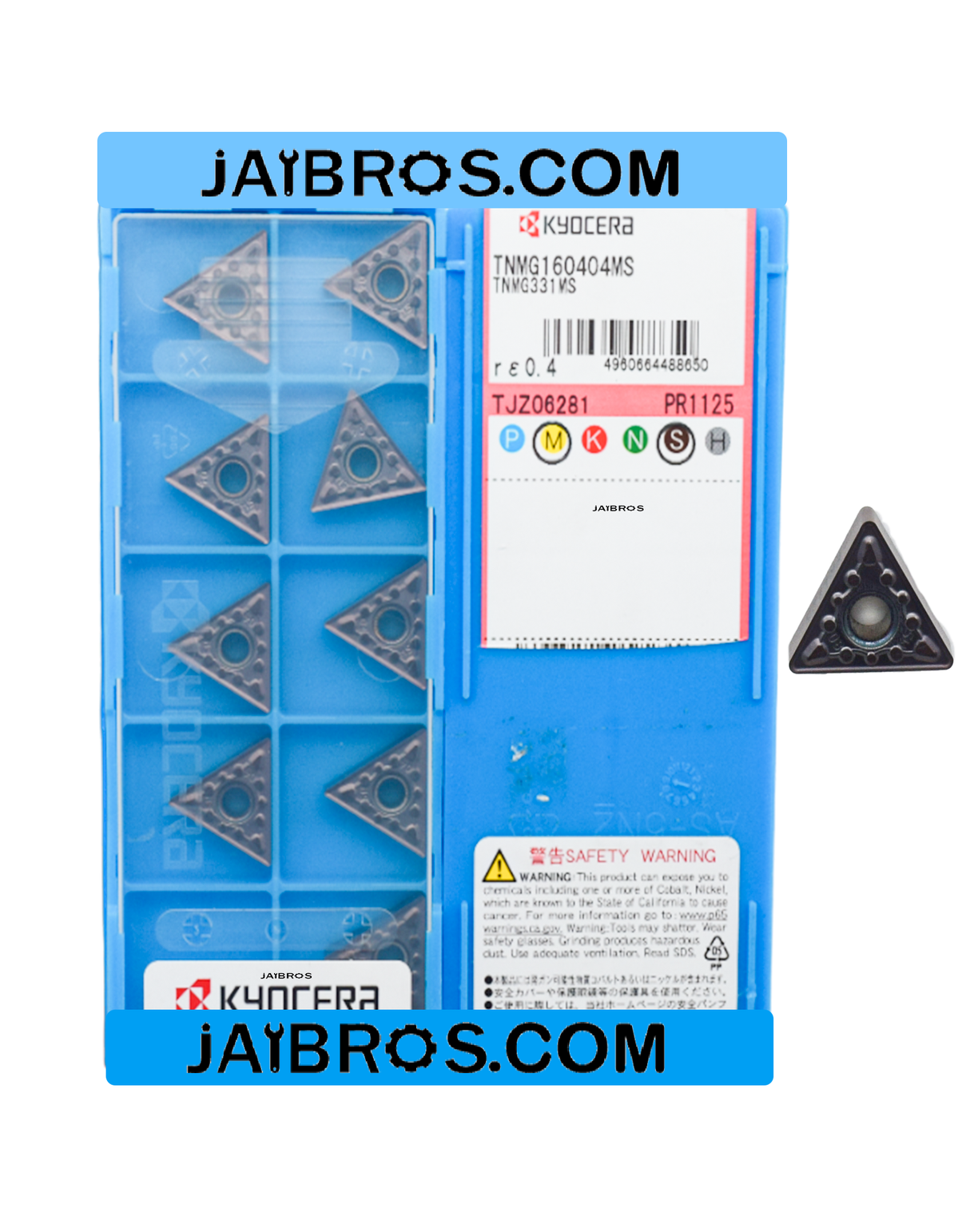 TNMG160404/8 PR1125 Kyocera India pack of ten