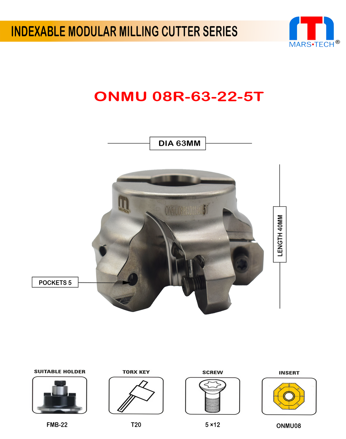 ONMU0806 cutter 50 mm pack of 1	
