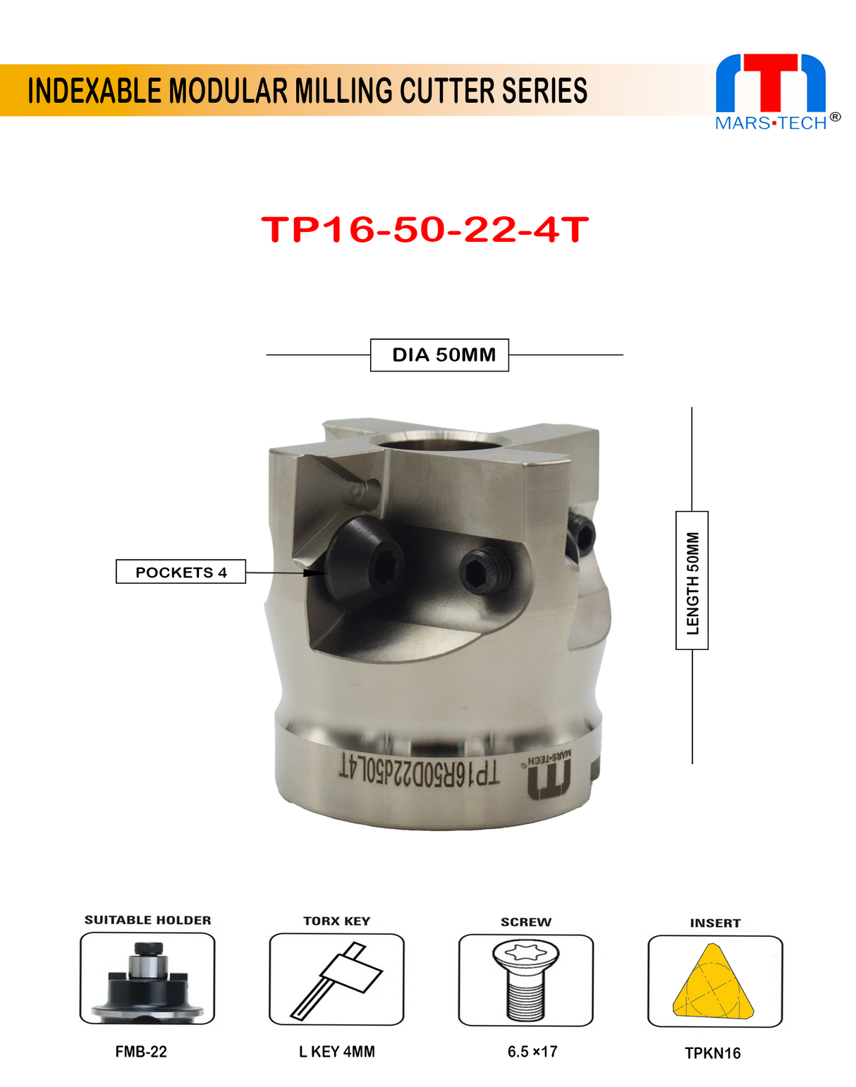 Indexable face mill	