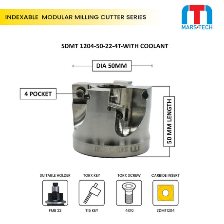 SDMT1204 Milling Cutter DIA 80mm	