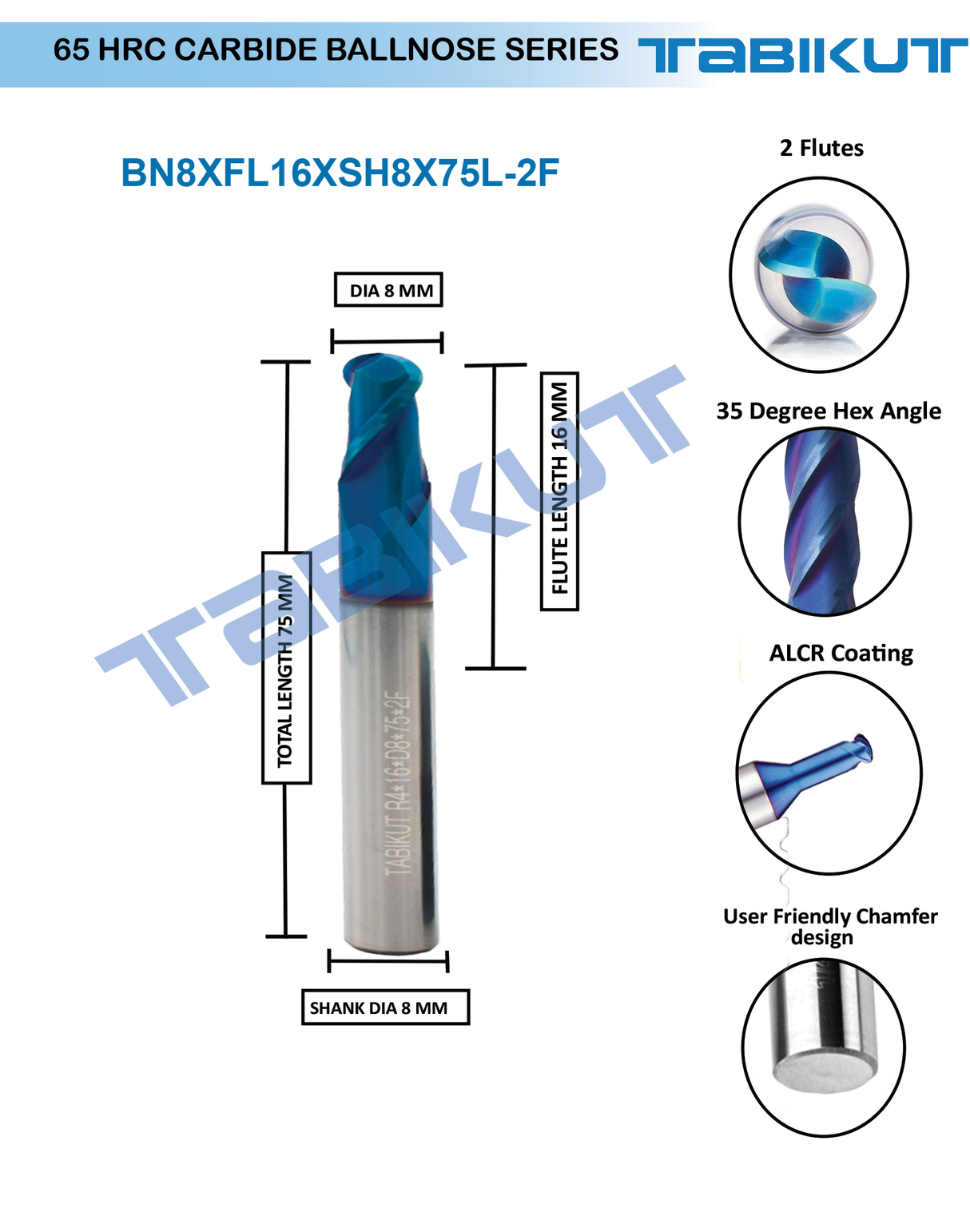 Ballnose cutter