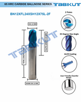 Square end milling bit