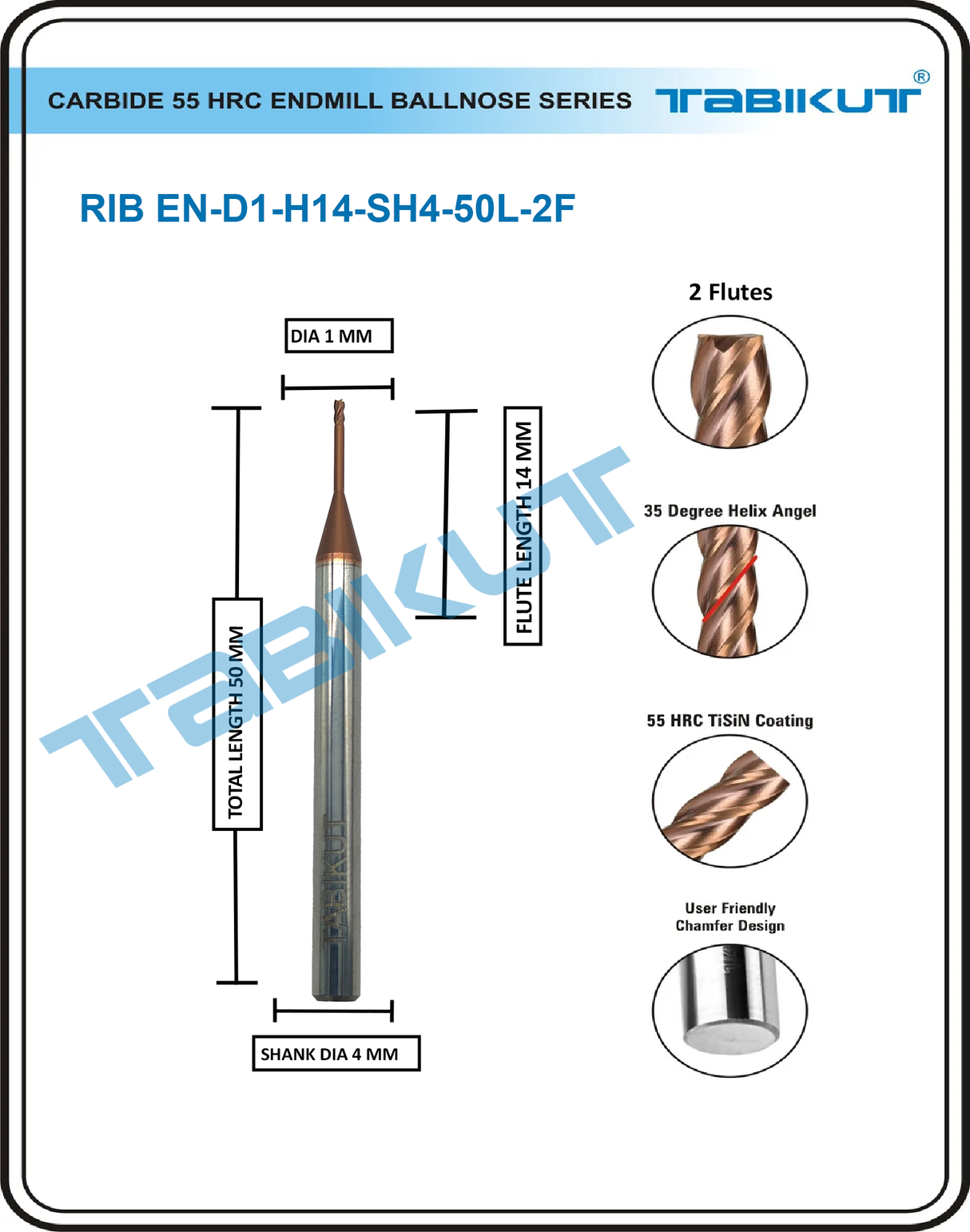 2 flute carbide cutter