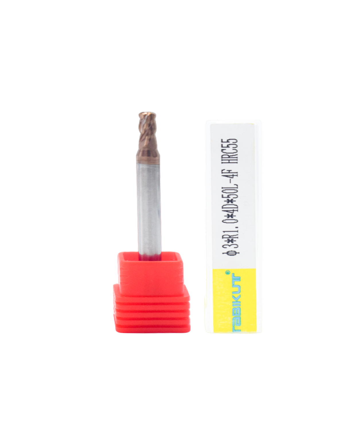 Flute ball nose end mill