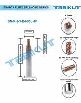 Gold-colored milling tool