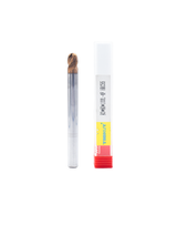 Flute ball nose end mill