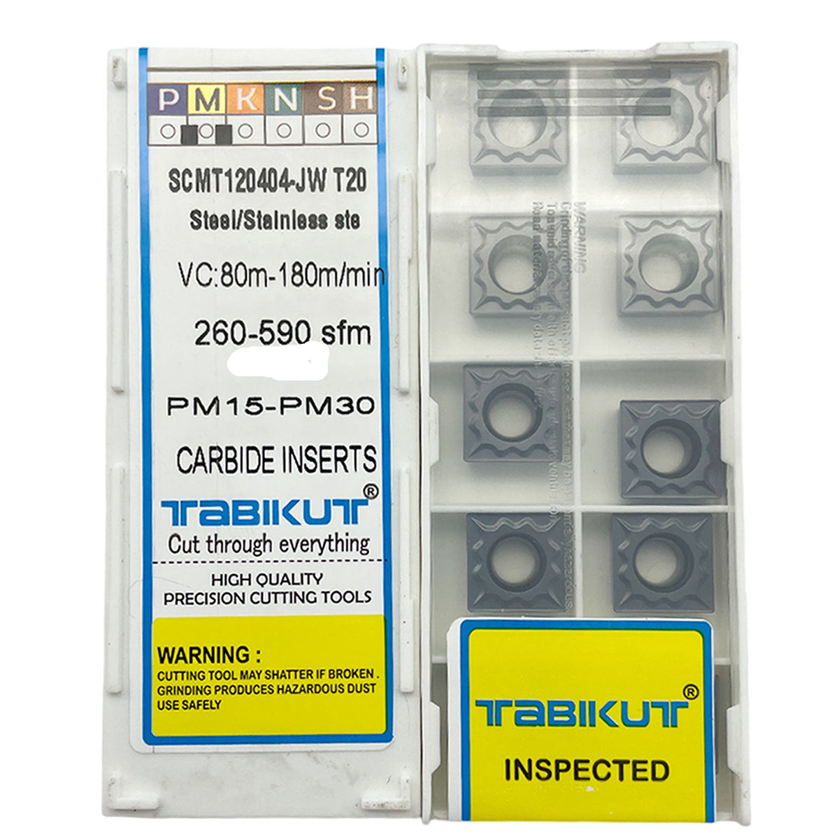 SCMT120408 Carbide Inserts – Durable Cutting Pack of 10 – Jaibros