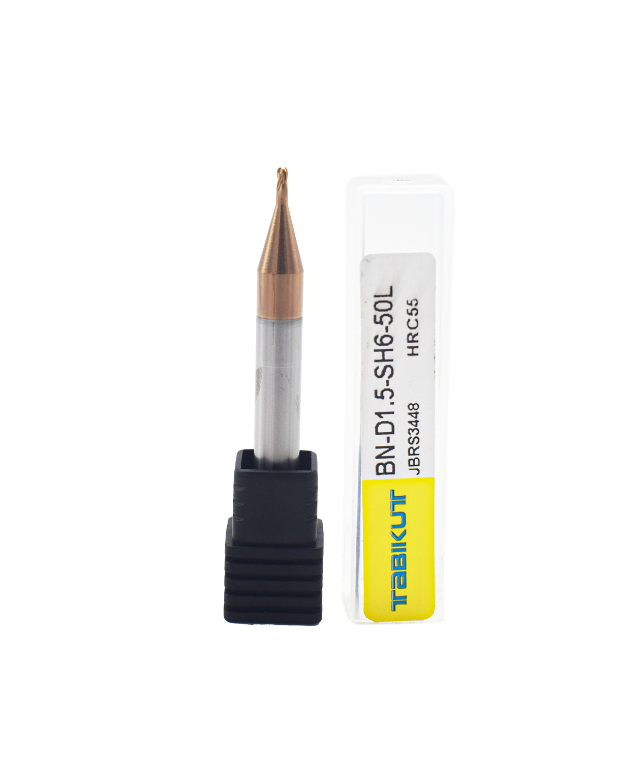 Tabikut 6mm Shank 1.5 mm Ballnose 4 Flute 55 HRC