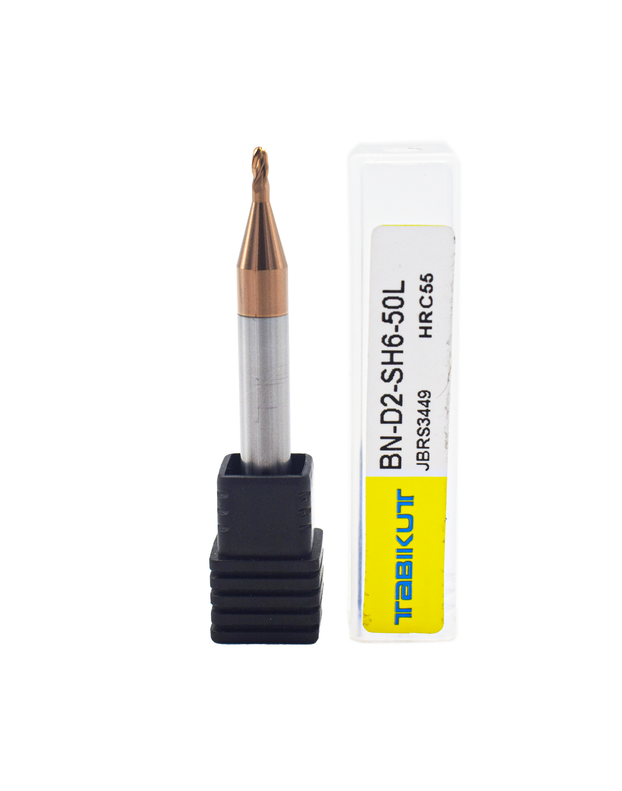 Tabikut 6mm Shank 4mm Ballnose 4 Flute 55 HRC end mill