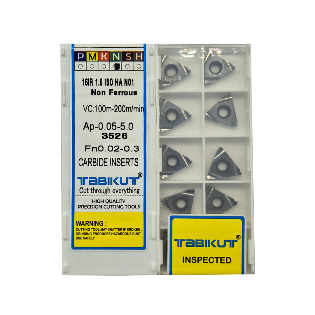 Tabikut 16ER/IR-1.0 ISO HA N01 carbide inserts