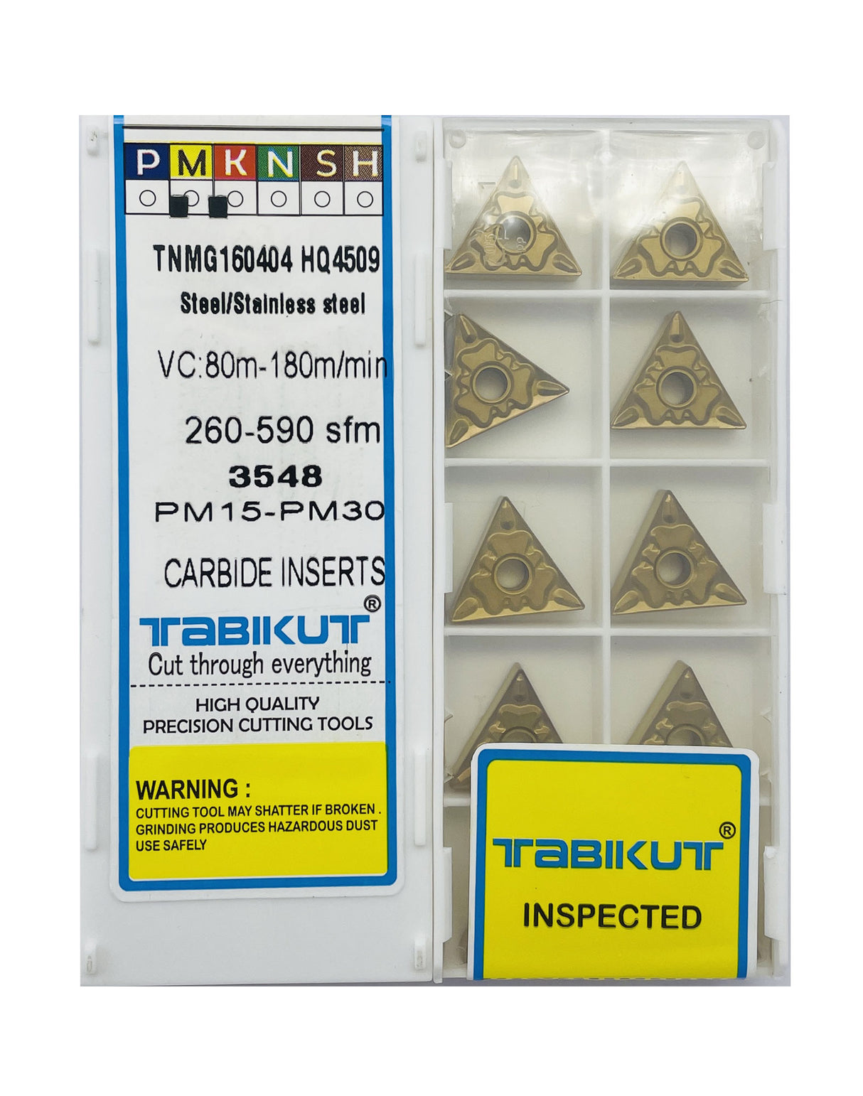 Tabikut TNMG160404 HQ4509 carbide inserts