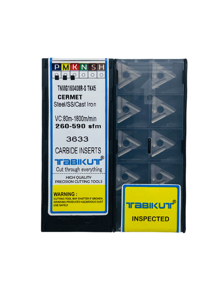 carbide cermet finishing inserts pack of 10	