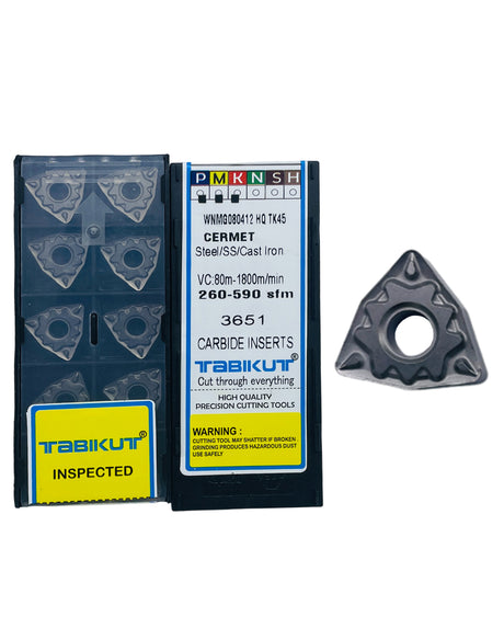 WNMG insert pack 10 for CNC turning	