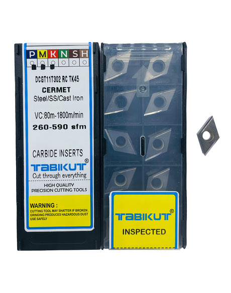 DCGT11T302/04 C PROFILE TK45 Cermet insert pack of 10	